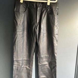 Leather pants. New.